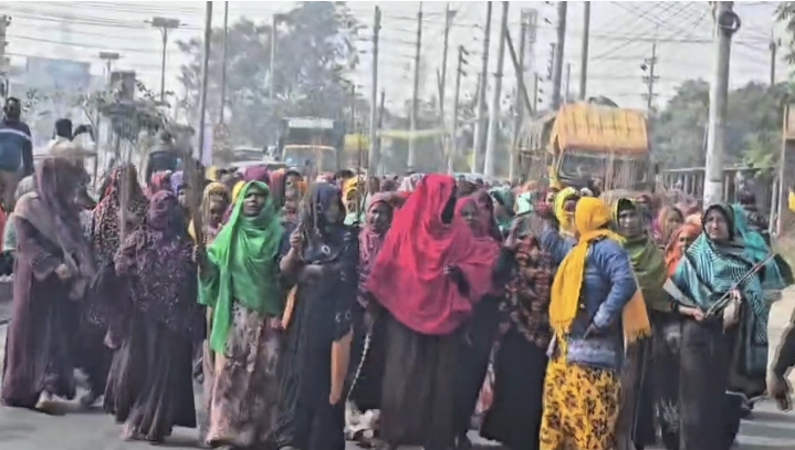 কুষ্টিয়ায় আমির হামজার বিচারের দাবিতে ঝাড়ু মিছিল, ভাইরাল বক্তব্য ঘিড়ে উত্তেজনা