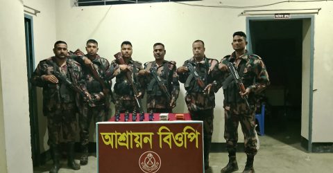 কুষ্টিয়ায় বিজিবির অভিযানে ভারতীয় ওষুধ ও ফটকাবাজি জব্দ