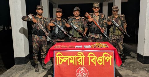 কুষ্টিয়া সীমান্তে বিজিবি’র অভিযানে ২৯ লক্ষ টাকার চোরাই পণ্য জব্দ ​