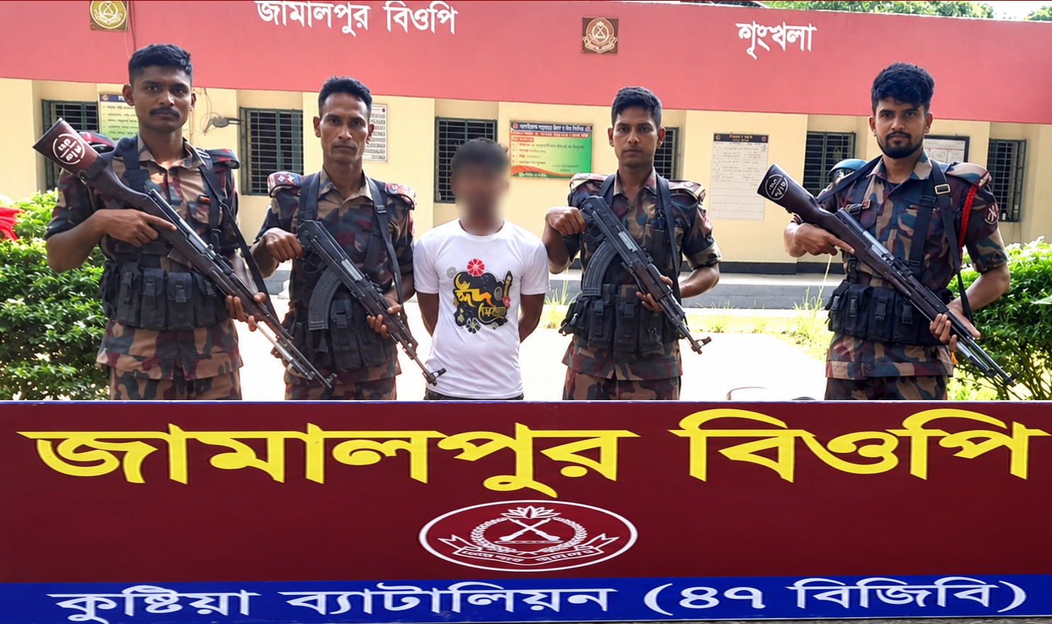 কুষ্টিয়া সীমান্তে বিজিবির অভিযান ৯ লক্ষাধিক টাকার মাদক ও চোরাচালান পণ্য জব্দ, আটক ১